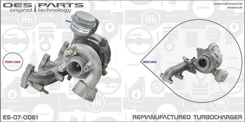 OES PARTS Kompresors, Turbopūte ES-07-0061